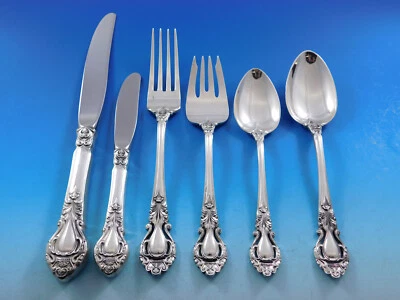 Royal Dynasty by Stieff Sterling Silver Flatware Set for 12 Service 72 pcs - Image 1 of 4