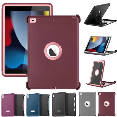 For Apple iPad 10th 9th 8th 7th Gen Case Heavy Duty Shockproof Rugged Hard Cover - Image 1 of 4
