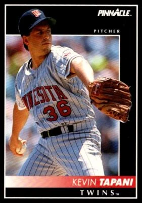 1992 Pinnacle Kevin Tapani Minnesota Twins #176 - Image 1 of 2