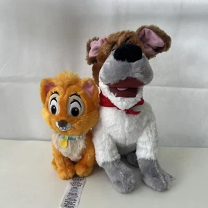 Disney 100 Oliver and Dodger Plush Set Oliver & Company – Medium 12'' & 8'' - Picture 1 of 5