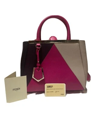 Bolso de Mano Vitello Elite Colorblock Petite 2Jours Magenta Foto 1 de 4