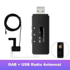 DAB+ Car Radio Adapter Receiver Digital Antenna USB Dongle Universal FM Radio - Picture 1 of 13