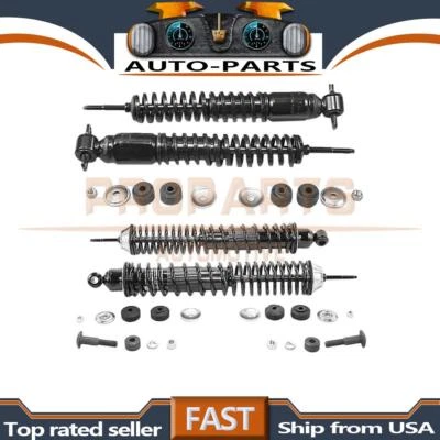 2PCS Front Rear Set Shock Absorber for 1987 1988 1989-1991 Mercury Colony Park - Image 1 of 4