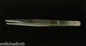 EDELSTAHL ENTOMOLOGIE PINZETTE, STUMPFE PUNKT SEZIERZANGE - 130 MM - Bild 1 von 1