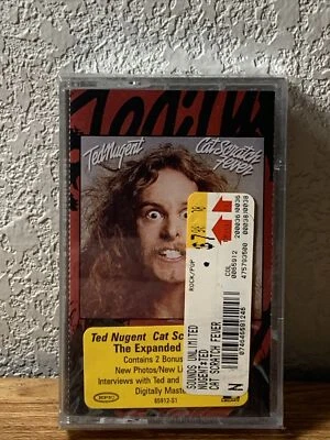 Ted Nugent Cat Scratch Fever Cassette SEALED 1977 Epic Records - Image 1 of 3
