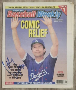 Billy Crystal Signed Baseball Weekly Magazine 1/6/98 Comedian LEGEND RAD - Picture 1 of 1