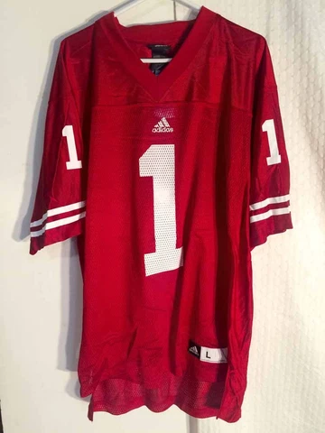 Adidas NCAA Jersey WISCONSIN Badgers #1 Red sz S Cover