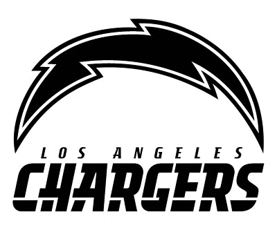 Calcomanía de vinilo auto camión pegatina pared fútbol americano NFL - Los Angeles Chargers logotipo v3 Foto 1 de 4