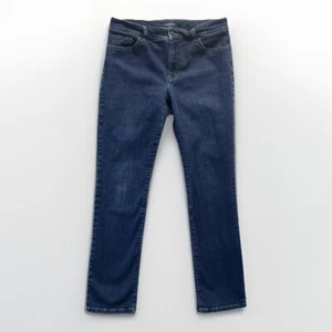 Jeans Lauren Ralph Lauren donna 10 blu Premier dritto vita media elasticizzato - Foto 1 di 11