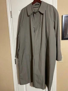 Big Men's 54 The All Weather Coat with zip out lining khaki-perfect for now! - Picture 1 of 7
