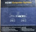 AGPtEK HDMI Extender Splitter 1x2 HDMI Extender 1080P@60HZ 1x2 Splitter NEW