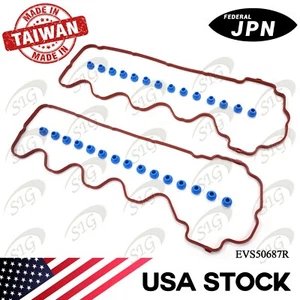 Engine Valve Cover Gasket Set for Ford Explorer 2007-2010 4.6L V8 281cid  - Foto 1 di 5