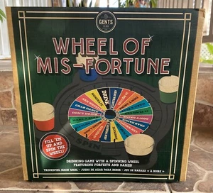 RUEDA DE LA DESGRACIA Juego de fiesta para beber alcohol - Nuevo en caja con vaso de chupito - Imagen 1 de 2
