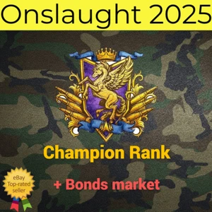 World of Tanks l Onslaught 2025 l Champion Rank l WOT EU NA / Jade Manticore - Bild 1 von 1