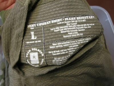 USGI ARMY OCP MULTICAM COMBAT SHIRT FR LONG SLEEVE FIRE RESISTANT CAMO SHIRTS - Image 1 of 4