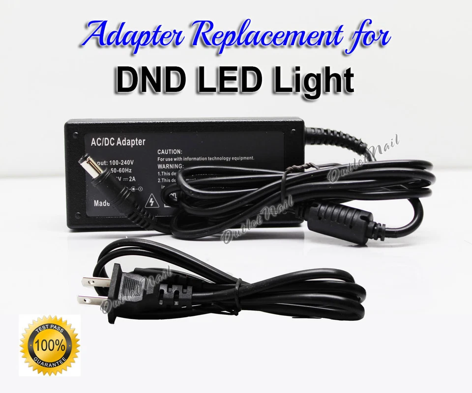 Adaptador de CA Cable de Alimentación Fuente de Repuesto KT56W280200M2 DND Lámpara LED Luz de Uñas Foto 1 de 1