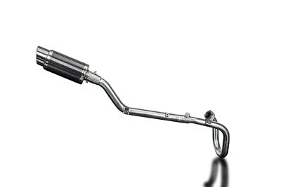 Укомплектованная выхлопная труба Delkevic с круглым глушителем из углеродного волокна 8 дюймов для DRZ400 - Изображение 1 из 3