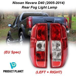 Pair Left & Right Rear Tail Light Lamp Fit Nissan vara D40 2005 2014 (EU Spec)