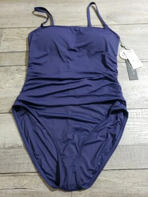 La Blanca Women's Island Goddess Rouched Body Lingerie Mio One Piece Swimsuit 12 - Image 1 of 4