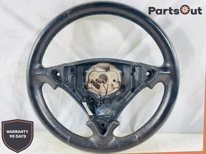 03-10 Porsche Cayenne S 955 957 3 Spoke Driver Steering Wheel Black OEM - Picture 1 of 11