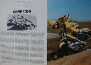 YAMAHA YZ250F YZ250 F Motorcycle Dirt Test 1978 - Bild 1 von 1