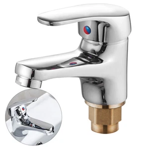 Modern Bathroom Sink Taps Waterfall Vanity Basin Mixer Tap Mono Cloakroom Faucet - Picture 1 of 8