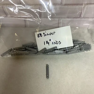88 K'NEX Silver Connectors 1.25" Screamin Serpent Roller Coaster Track Parts - Picture 1 of 2