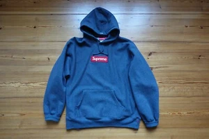 Supreme Box Logo Hooded Sweatshirt FW21 – Charcoal, Size Large - Bild 1 von 8