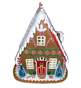 Sugar Plum Icing Candy Cane Clay Dough Gingerbread PEPPERMINT Village House New - Picture 1 of 5