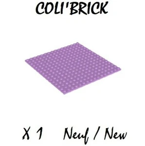 Lego 91405 - 1x Brique Plaque / Base Plate 16x16 - Medium Lavender - NEUF - Imagen 1 de 1