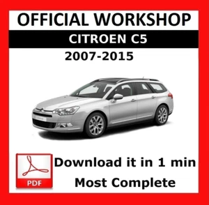 OFFICIAL WORKSHOP Manual Service Repair Citroen C5 III 2007 - 2015 - Picture 1 of 6