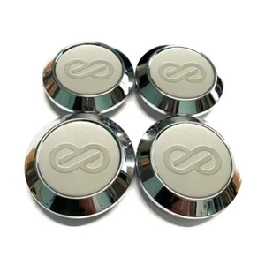 4Pcs 68mm suitable for Enkei Silver Badge Alloy Wheel Center Caps Rim Hub Caps - Bild 1 von 7