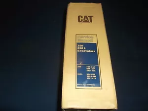 CAT CATERPILLAR 350 350L L EXCAVATOR SHOP REPAIR SERVICE MANUAL - Picture 1 of 1