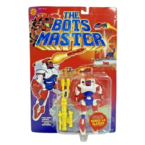 TWIG Vintage 1994 The Bots Master Action Figure ZZ Boyzz Evil Cyborg Robot MOC - Picture 1 of 8