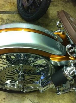  BOBBER  CHOPPER HARDTAIL SOLO SEAT REAR SPRING SET OF 2 TORSION STYLE CHROME - Image 1 of 2