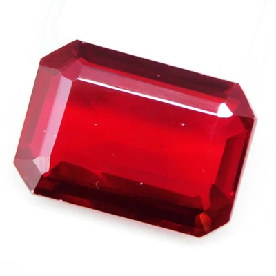90.55 Carat Natural Red Ruby Radiant Cut Certified Loose Gemstone - Image 1 of 4