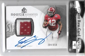 2013 SP autentico EDDIE LACY RPA 2 CLR AUTO PATCH RC/650 BGS 9 COME NUOVO ALABAMA!! - Foto 1 di 2