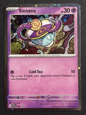 Sinistea - Promo SV: Scarlet & Violet Promo Cards 062 NM Pokemon - Image 1 of 2