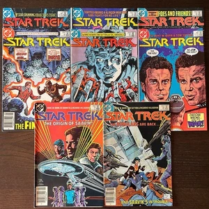Lot of 8 Star Trek #1 - #8 w/ Original Enterprise by Mike W. Barr 1984 DC Comics - Picture 1 of 24