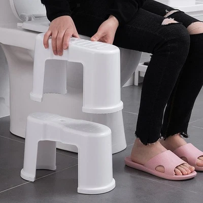 Toilet Potty Stool Multifunctional Convenient Space Saving Comfortable Squatting - Image 1 of 4