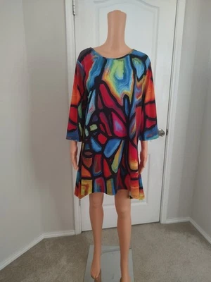 Vestido Boho Hada Cottagecore Artístico Festival Mariposa Talla 2XL -DP14 Foto 1 de 4