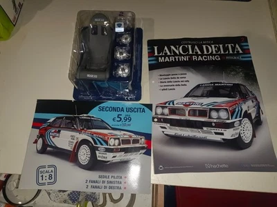 LANCIA DELTA MARTINI RACING HACHETTE 3 COMPONENTI SIGILLATI COME DA FOTO - Immagine 1 di 3