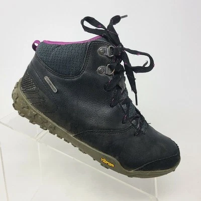 Women’s Hi-Tech Vibram Gray Black High Top Hiking Boots Size 6 M Outdoor Lace Up - Image 1 of 4