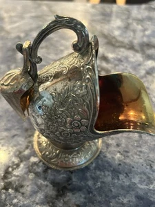 Vintage Raimond Silver Company Silver Sugar Scuttle & Scoop 6 In By 5.5 In - Picture 1 of 4