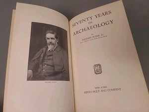 Seventy Years in Archaeology Flinders Petrie 1932 First Edition Henry Holt & Co. - Foto 1 di 22