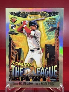 2025 Bowman Chrome Kristian Campbell #IT-3 It Came To The League RC Red Sox - Picture 1 of 2