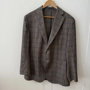 L.B.M. 1911 Herren 100% Wolle Fensterscheibe Blazer Sport Mantel 46R unstrukturiert - Bild 1 von 22