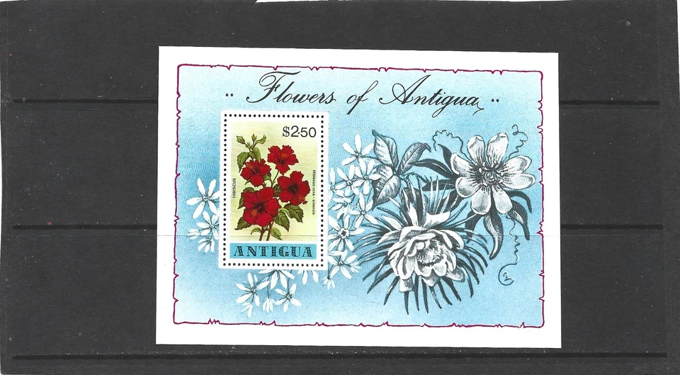 Antigua 1978 Flowers Mini Sheet MNH - Image 1 of 1