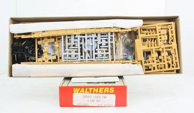 Walthers HO 4 Car Set Trailer Train 70’ Double Stack Cars 932-3903 DTTX 25003 - Image 1 of 2