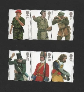 GB 2007 BRITISH ARMY UNIFORMS STAMP SET - Picture 1 of 1